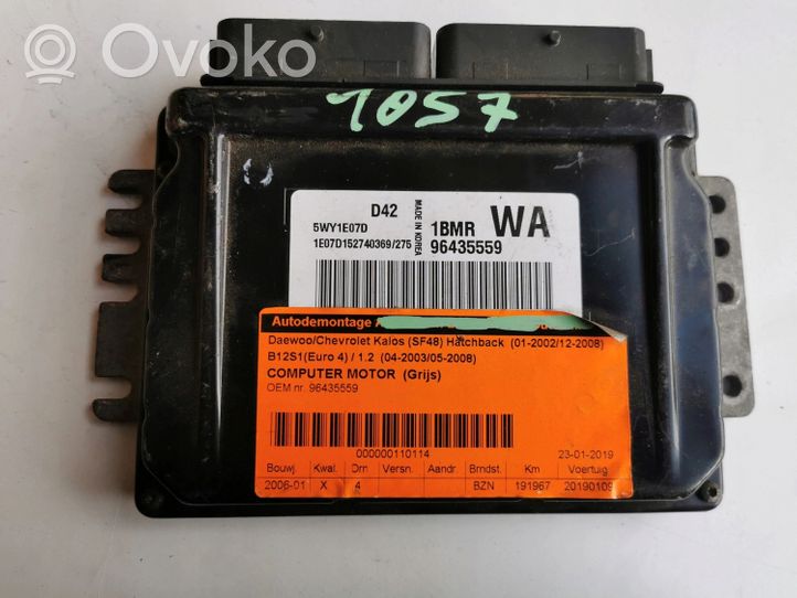 Chevrolet Aveo Kit calculateur ECU et verrouillage 5WY1E07D-