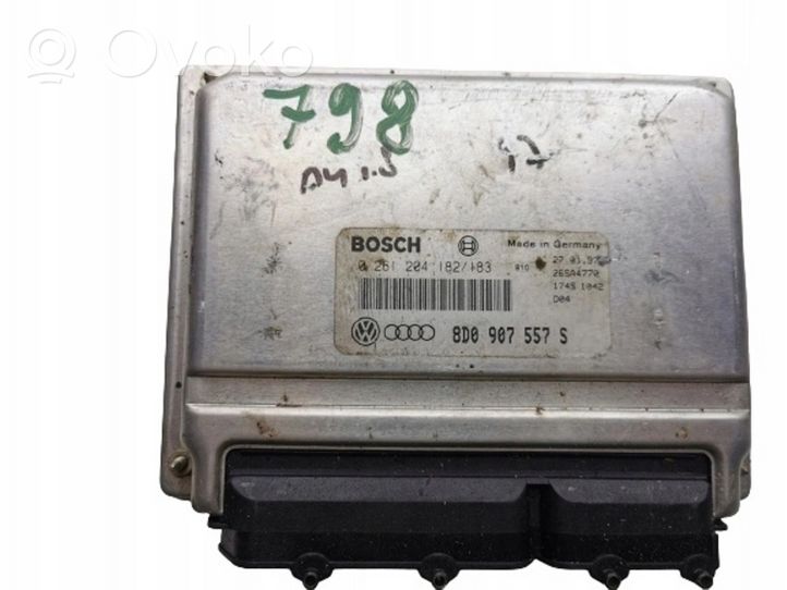 Audi A4 S4 B5 8D Kit centralina motore ECU e serratura 0261204182