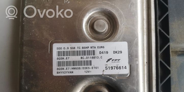 Fiat 500 Kit calculateur ECU et verrouillage 51976614-