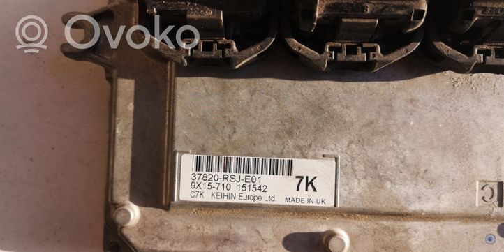 Honda Civic Komputer / Sterownik ECU i komplet kluczy 37820-RSJ-E01