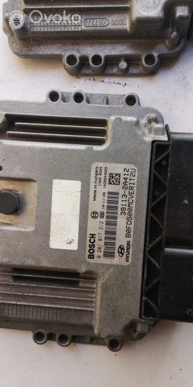 Hyundai i30 Komputer / Sterownik ECU i komplet kluczy 39113-2A412