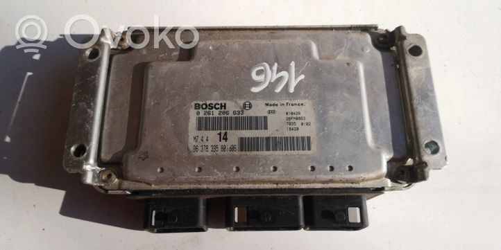 Citroen Xsara Picasso Komputer / Sterownik ECU i komplet kluczy 0261206633