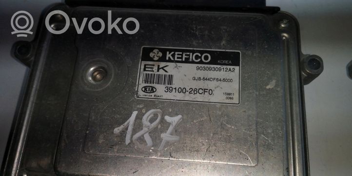 KIA Rio Kit calculateur ECU et verrouillage 39100-26CF0///1