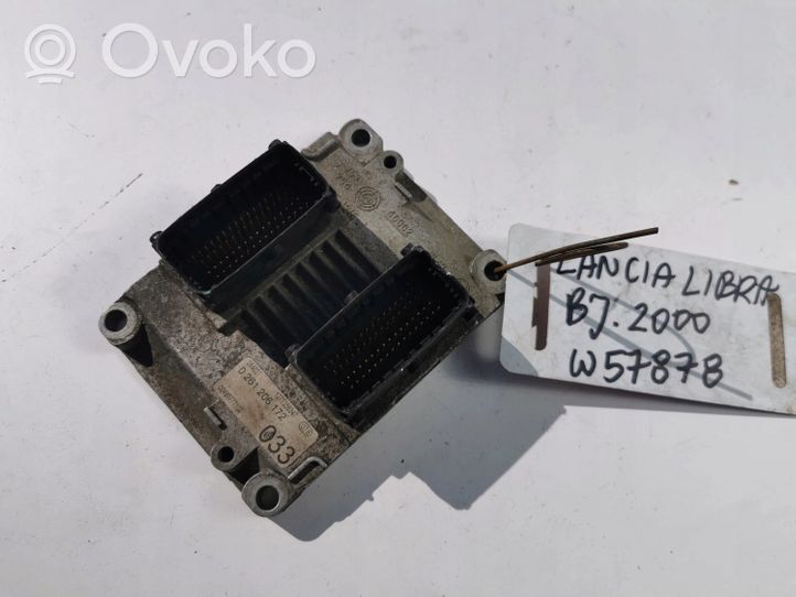 Lancia Lybra Komputer / Sterownik ECU i komplet kluczy 0261206172