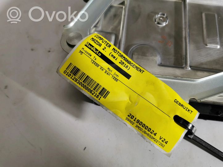 Mazda 2 Komputer / Sterownik ECU i komplet kluczy P55W18881A-