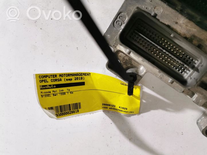 Opel Corsa A Kit calculateur ECU et verrouillage 12692201