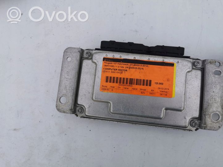 Peugeot 107 Engine ECU kit and lock set 89661-0H013