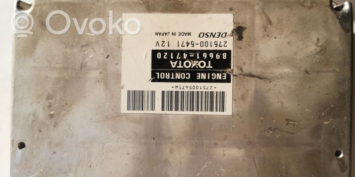 Toyota Avensis T270 Moottorinohjausyksikön sarja ja lukkosarja 89661-47120