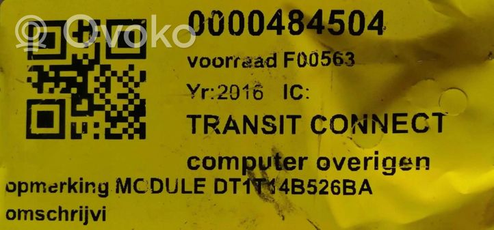 Ford Transit Kit centralina motore ECU e serratura DT1T-14B526-BA