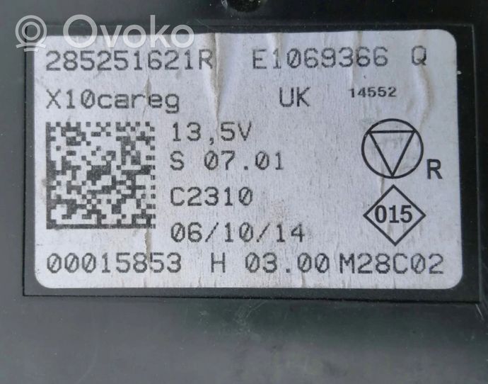 Renault Zoe Komputer / Sterownik ECU i komplet kluczy 285251621R