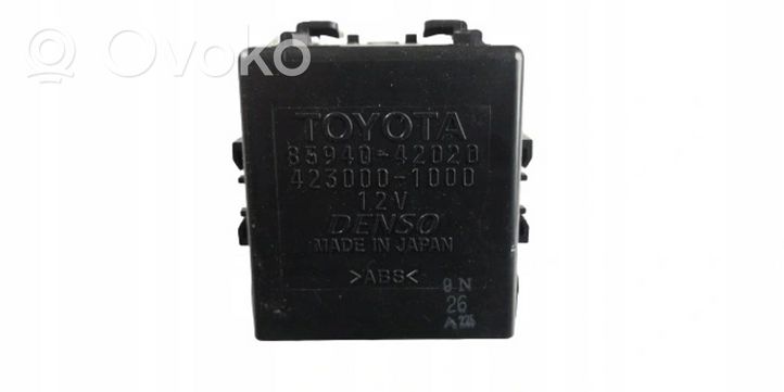 Toyota RAV 4 (XA30) Komputer / Sterownik ECU i komplet kluczy 85940-42020