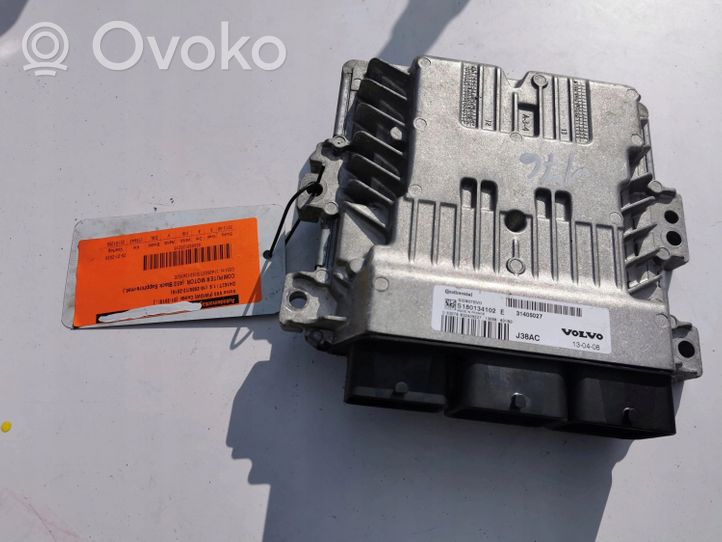 Volvo V60 Komputer / Sterownik ECU i komplet kluczy 31405027