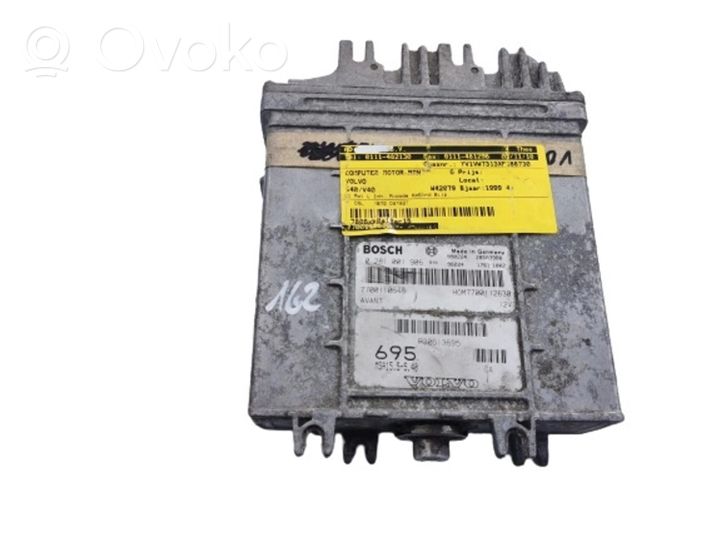 Volvo S40, V40 Komputer / Sterownik ECU i komplet kluczy 0281001906