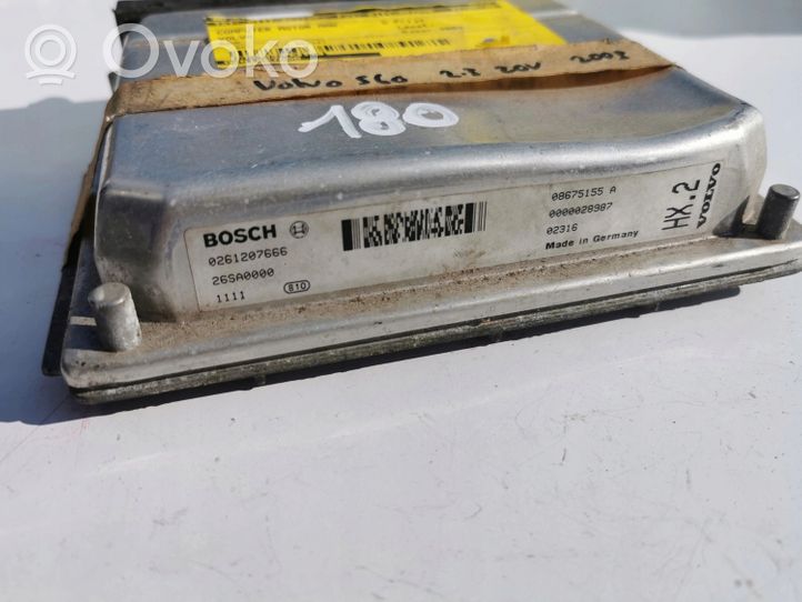 Volvo S60 Kit calculateur ECU et verrouillage 08675155A
