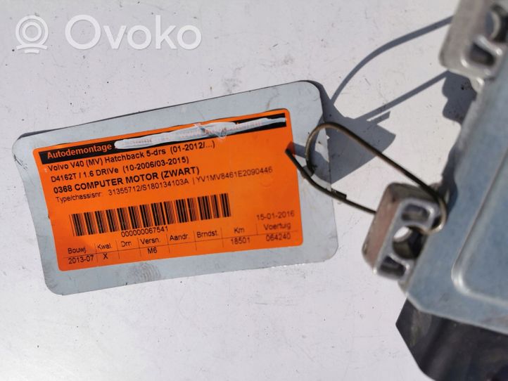 Volvo V40 Kit centralina motore ECU e serratura 31355712-