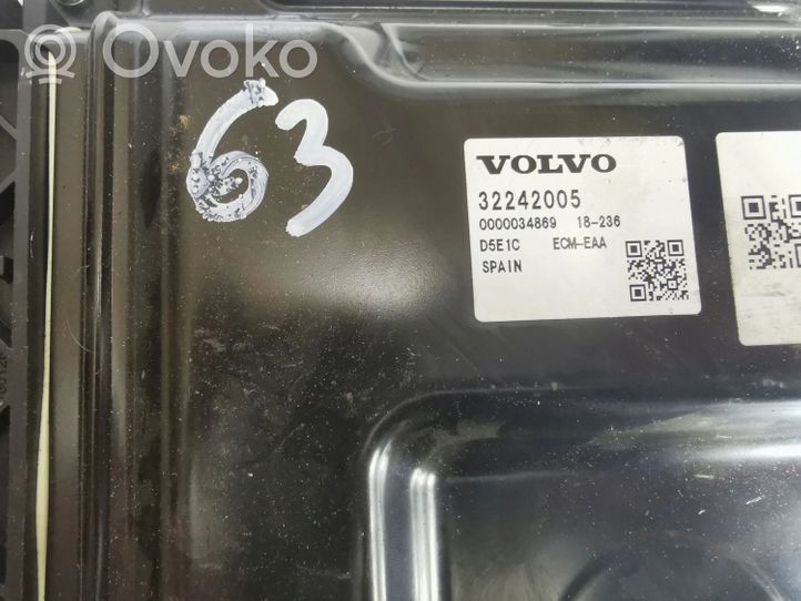 Volvo V60 Komputer / Sterownik ECU i komplet kluczy 32242005