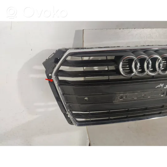 Audi A4 S4 B9 Front bumper upper radiator grill 8W0853651M