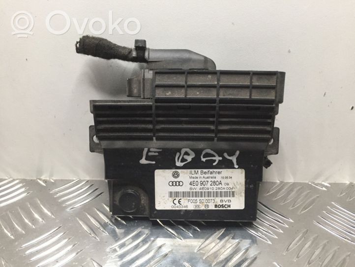 Audi A8 S8 D3 4E Module convertisseur de tension 4E0907280A