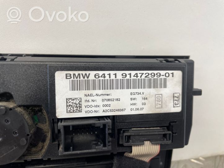 BMW 3 E90 E91 Oro kondicionieriaus/ klimato/ pečiuko valdymo blokas (salone) 9147299