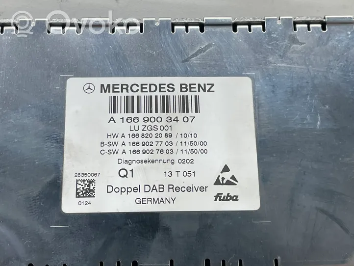 Mercedes-Benz C W204 Moduł / Sterownik anteny A1669003407
