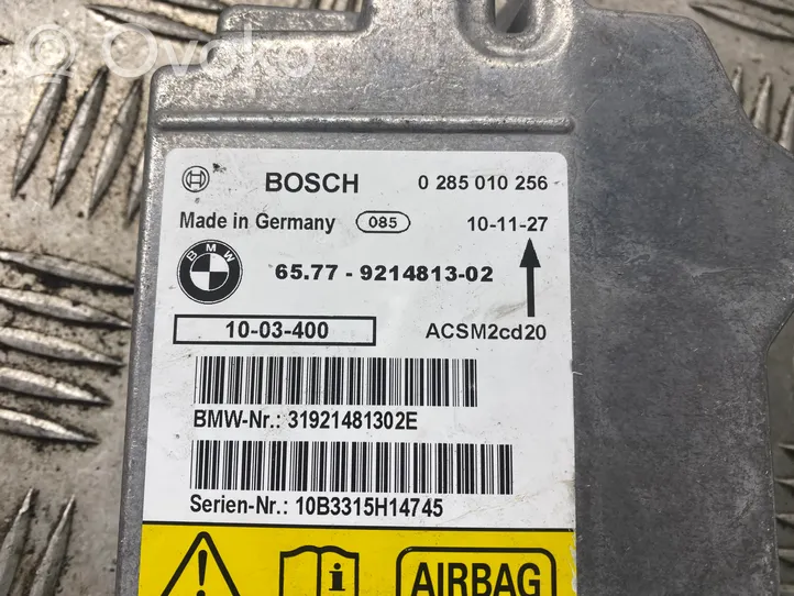 BMW X5 E70 Sterownik / Moduł Airbag 9214813