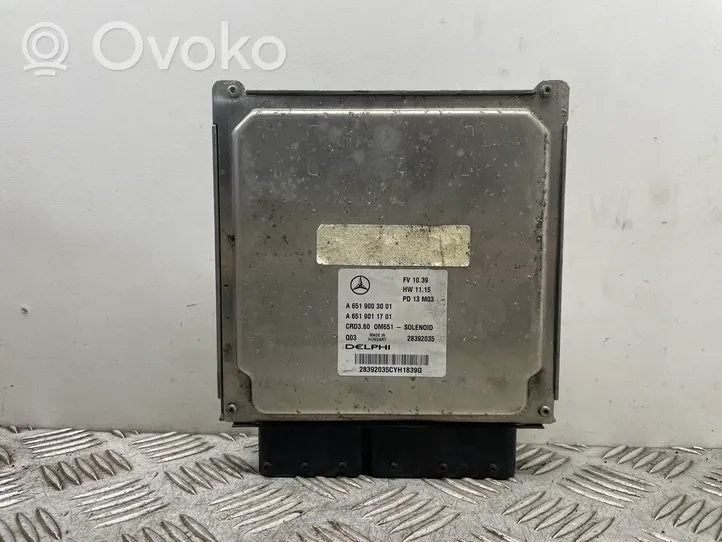 Mercedes-Benz A W176 Sterownik / Moduł ECU A6519003001