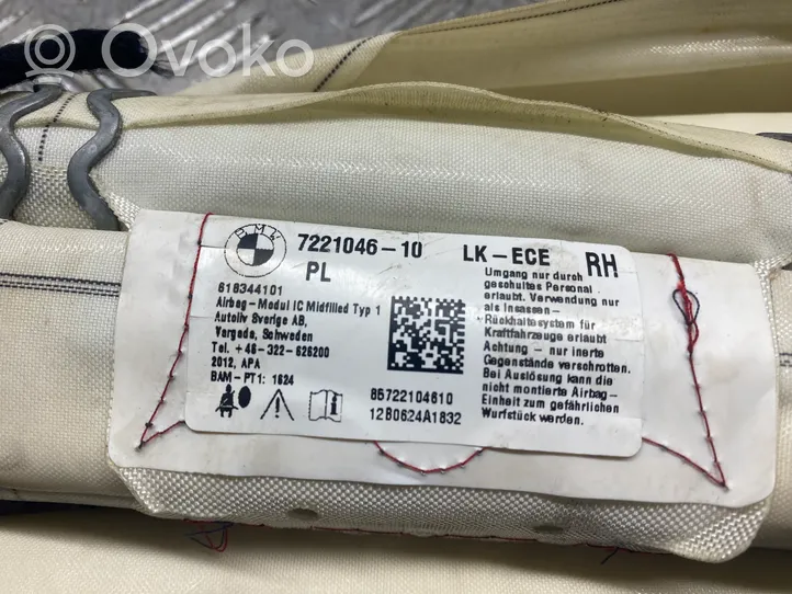 BMW 3 F30 F35 F31 Roof airbag 7221046