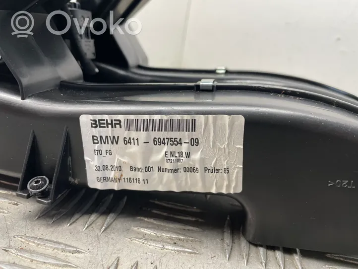 BMW X5 E70 Lämmittimen puhallin 6947554