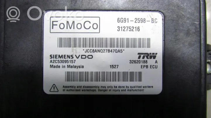 Volvo XC70 Modulo di controllo del freno a mano 31275216