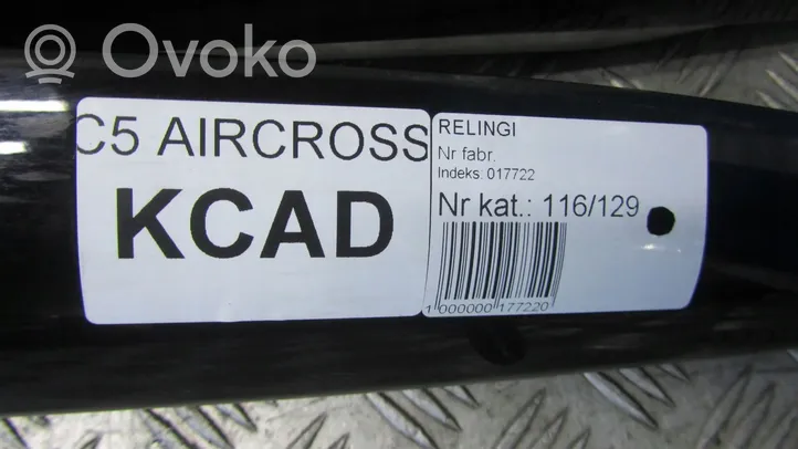Citroen C5 Aircross Gareniskie jumta reliņi – "ragi" 