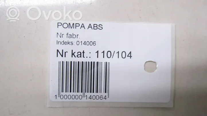 KIA Venga ABS-pumppu 6158945100