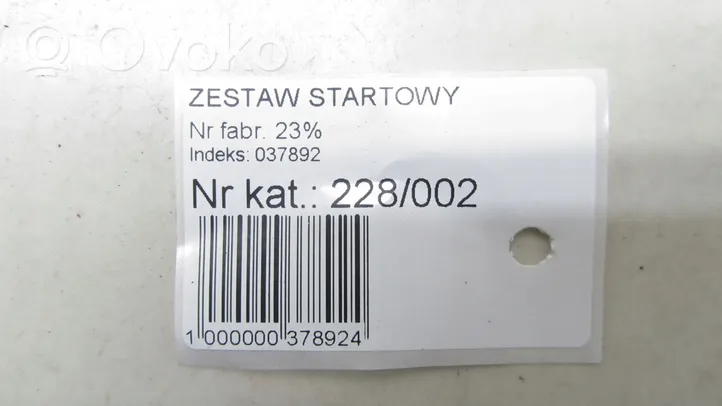 Opel Movano A Komputer / Sterownik ECU i komplet kluczy 0281013363