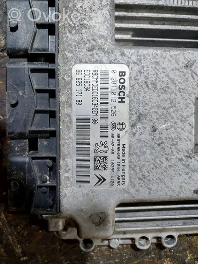 Peugeot 207 Sterownik / Moduł ECU 9662517180