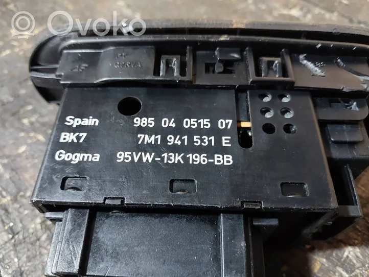 Volkswagen Sharan Light switch 7M1941531E