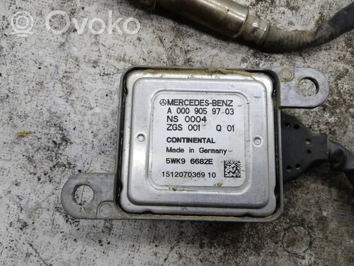 Mercedes-Benz C W205 Sensore della sonda Lambda A0009059703