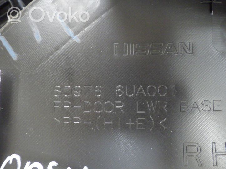 Nissan Qashqai J12 Rivestimento del pannello della portiera anteriore 809766UA001