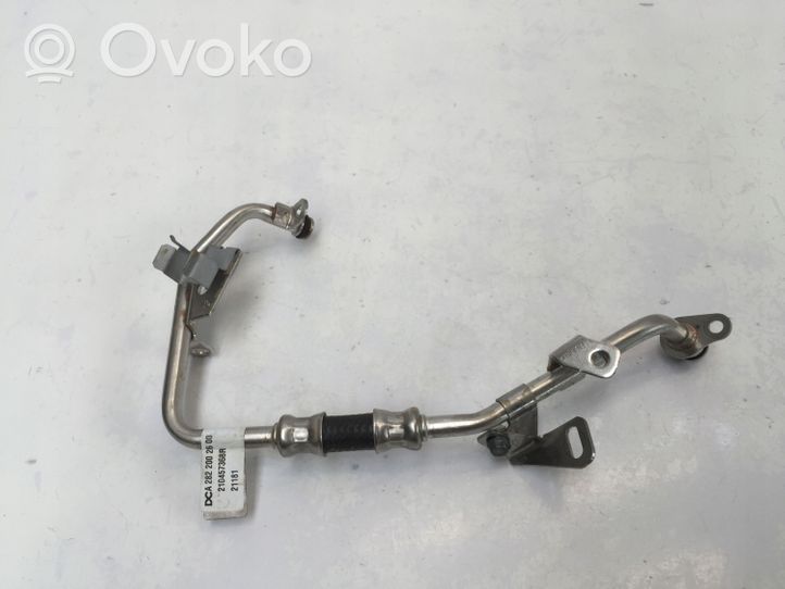 Nissan Qashqai J12 Tubo flessibile mandata olio del turbocompressore turbo 210457368R