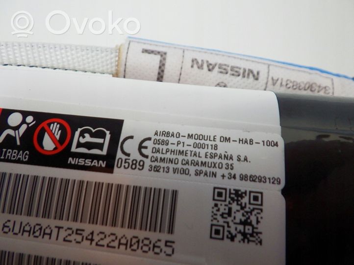 Nissan Qashqai J12 Airbag de toit 985P16UA0A