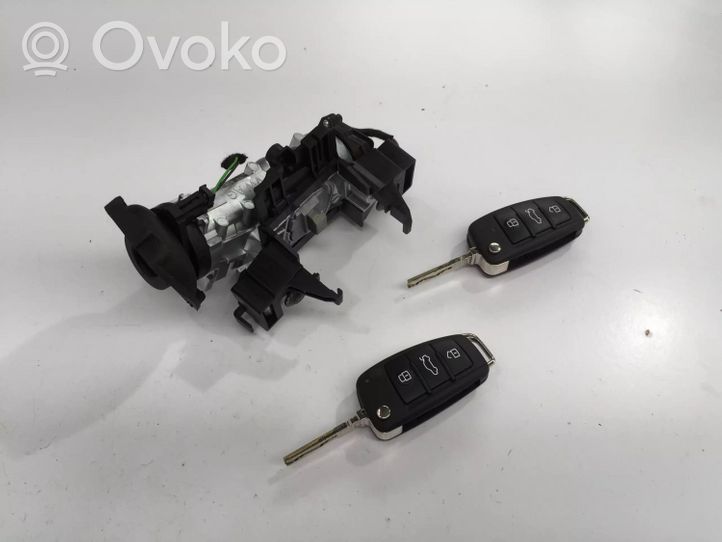 Audi Q3 F3 Moottorinohjausyksikön sarja ja lukkosarja 05E907309