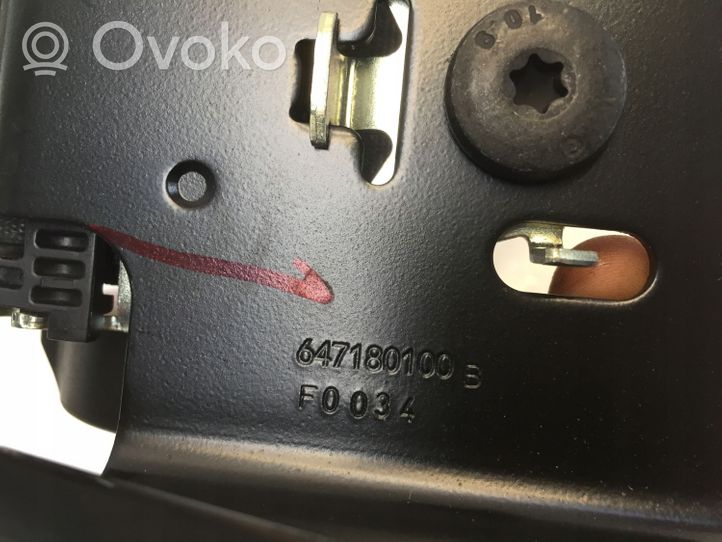 Nissan Juke II F16 Takaistuimen turvavyö 651501700B