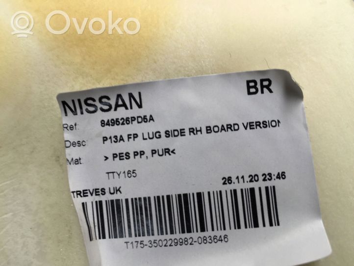 Nissan Juke II F16 Tavaratilan sivuverhoilu 849526PD5A