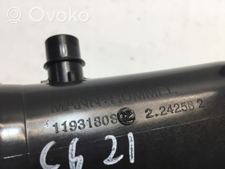 Citroen C4 III e-C4 Rura / Wąż dolotowy powietrza 9824569380