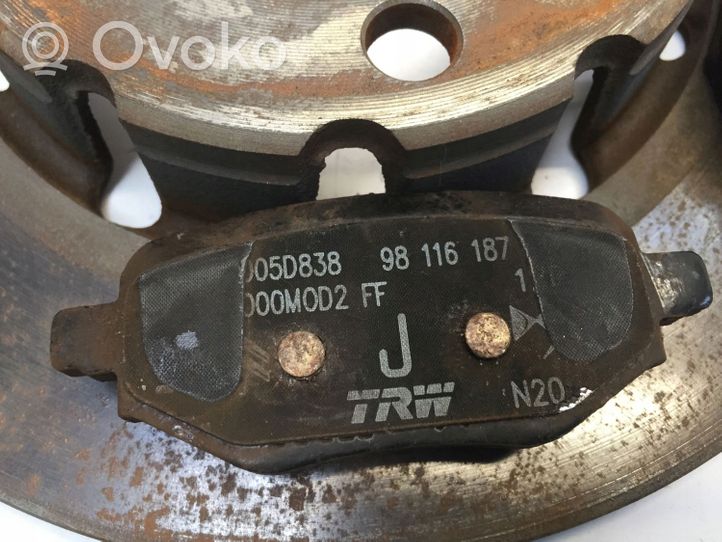 Peugeot 2008 II Rear brake disc 