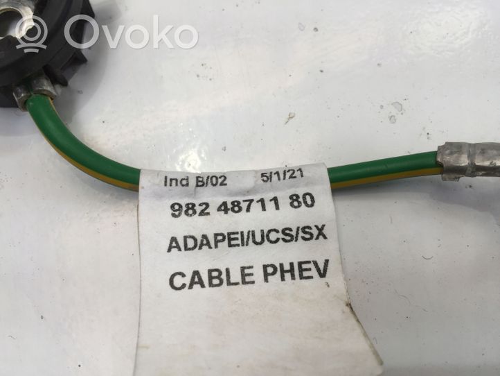 Peugeot 3008 II Cable negativo de tierra (batería) 9824871180