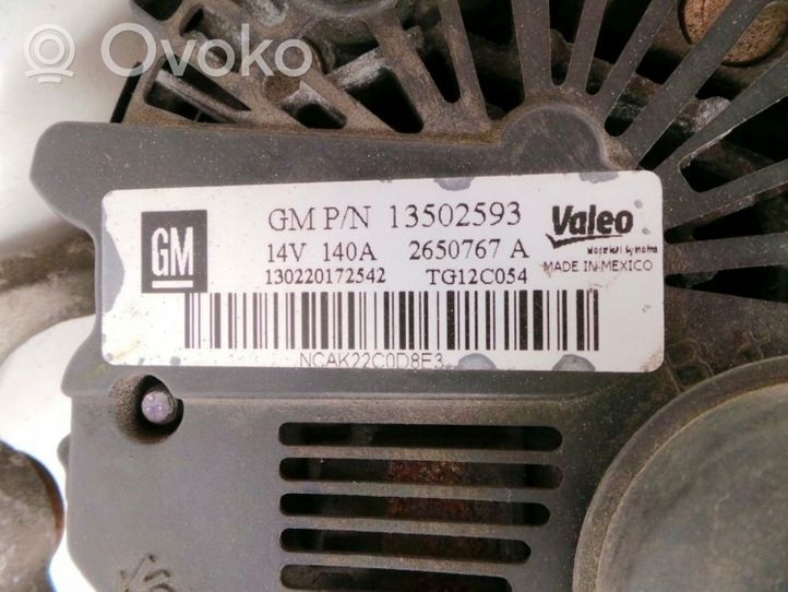 Opel Mokka Alternator 135025931