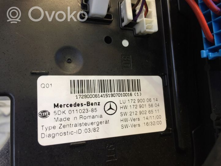 Mercedes-Benz SLC R172 Módulo de fusible 1729000614