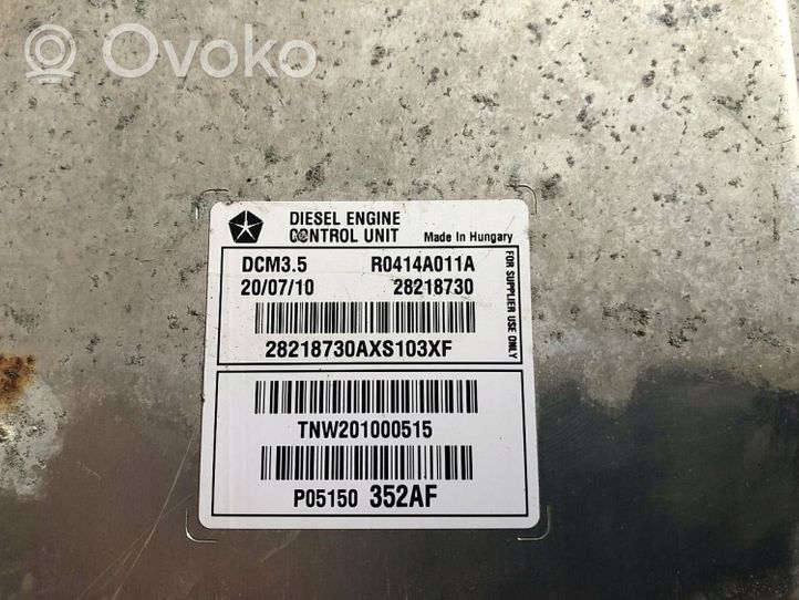 Jeep Patriot Komputer / Sterownik ECU i komplet kluczy P05150352AF