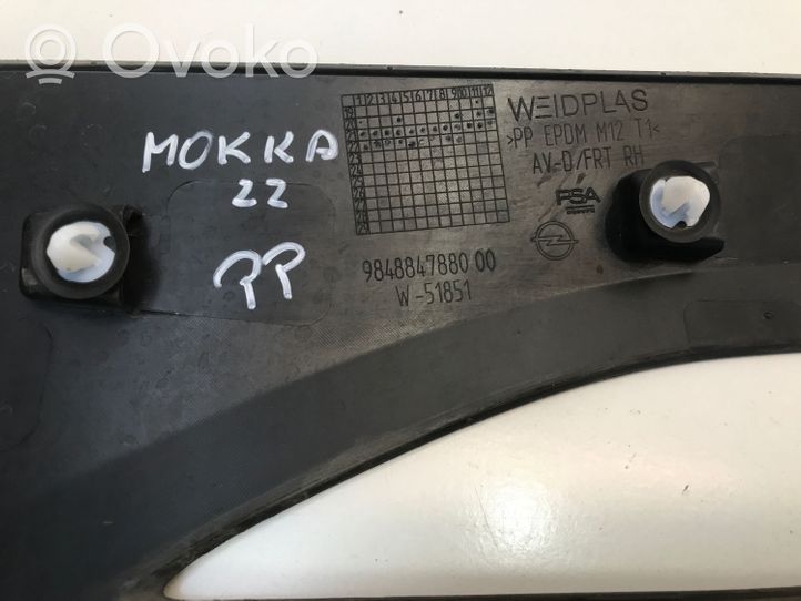 Opel Mokka B Moulure de porte avant 9848847880