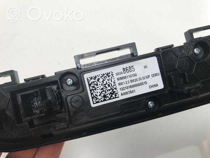 Opel Mokka B Unità principale autoradio/CD/DVD/GPS 9834868580