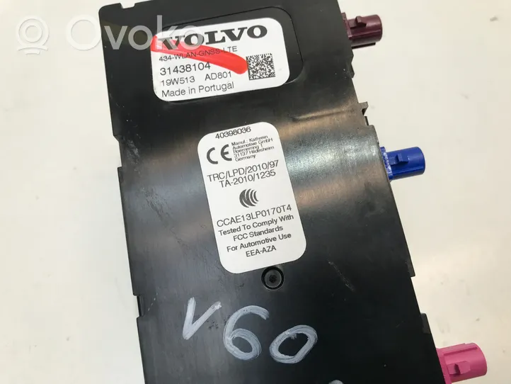 Volvo V60 Antena GPS 31438104